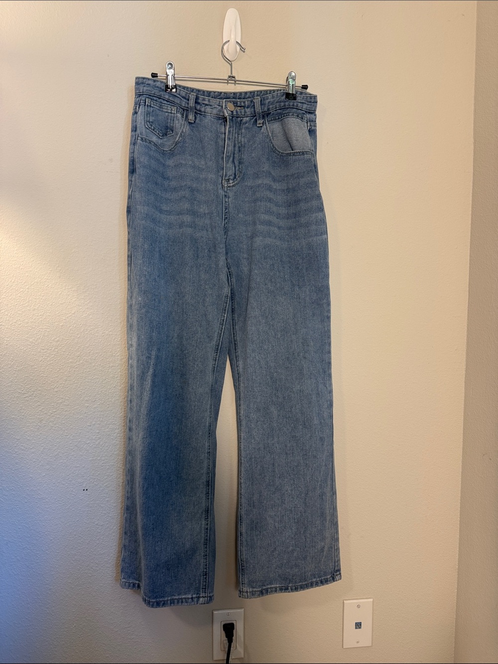 Women’s High-Rise Wide Leg Jeans - Blue medium